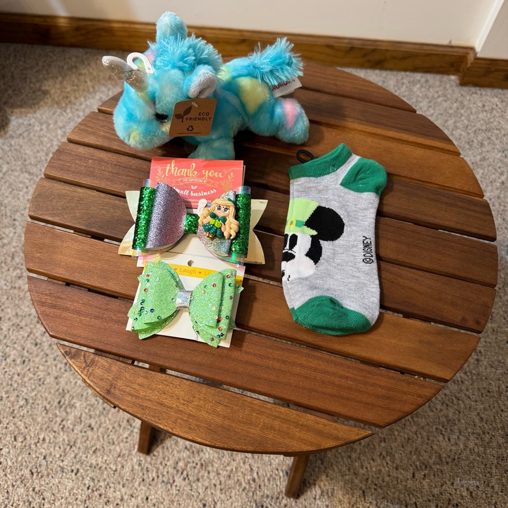 Handmade St. Patrick’s Hair Clips  / Bundle / Hair Bows